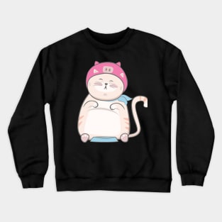 Funny cat Crewneck Sweatshirt